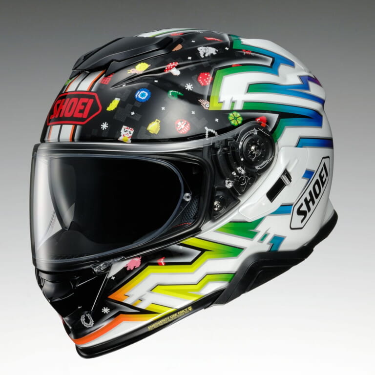 ドット絵の縁起物「ラッキーチャームズ」登場！ SHOEI「GT-Air