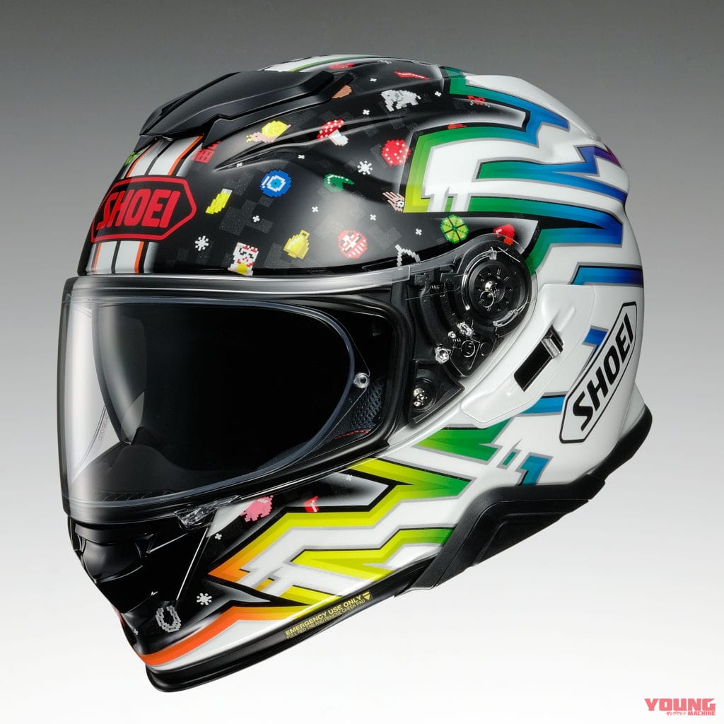 ドット絵の縁起物 ラッキーチャームズ 登場 Shoei Gt Air Ii に受注限定ニューカラー Webヤングマシン 最新バイク情報 ドット絵の縁起物 ラッキーチャームズ 登場 Shoei Gt Air Ii に受注限定ニューカラー Webヤングマシン 最新バイク情報