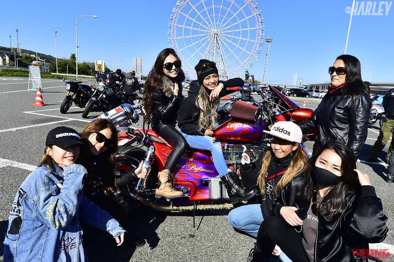 Snsで活躍する ハーレー女子 美女7人がツーリング集結 Webヤングマシン 最新バイク情報
