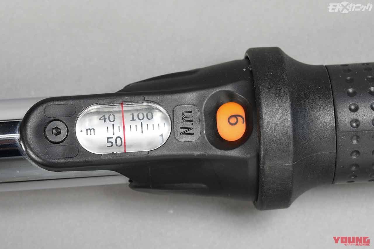 |読み取りやすい目盛りとオーソドックスな操作性で人気のプレセット型トルクレンチ〈KTC〉