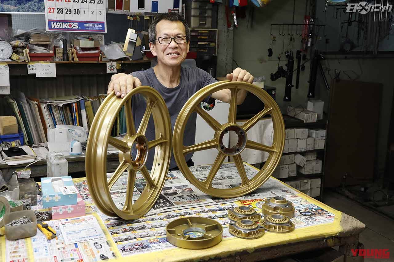 キャストホイールのパウダーコーティングに光る熟練の技〈パウダーコーティング・カトー〉|キャストホイールのパウダーコーティング仕上げに光る熟練の技〈パウダーコーティング・カトー〉