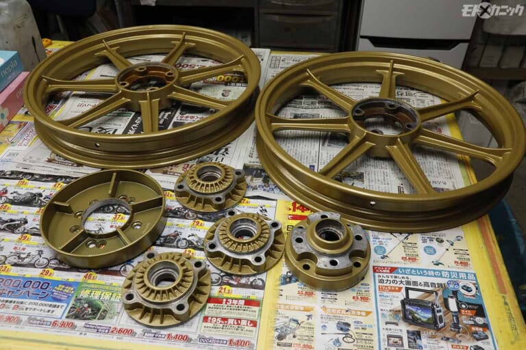 キャストホイールのパウダーコーティングに光る熟練の技〈パウダーコーティング・カトー〉|キャストホイールのパウダーコーティング仕上げに光る熟練の技〈パウダーコーティング・カトー〉