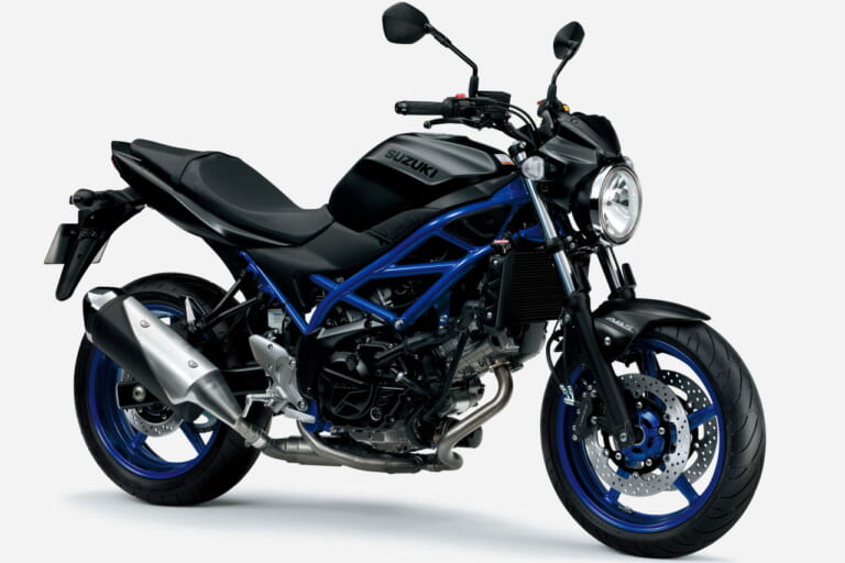 スズキの名作Vツインスポーツ「SV650、SV650X」にブラック