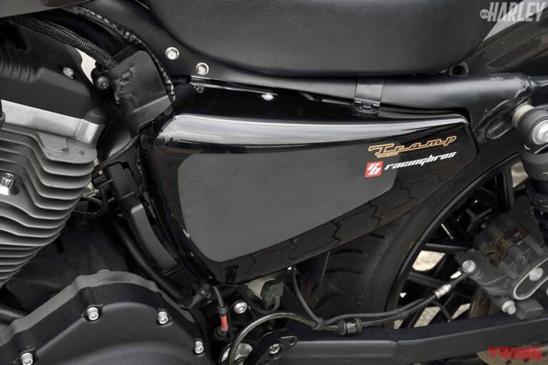 トランプサイクル スポーツスター用サイドカバーマウントキット|ハーレー用H4ヘッドライト&サイドカバーマウントキット〈トランプサイクルオリジナル〉
