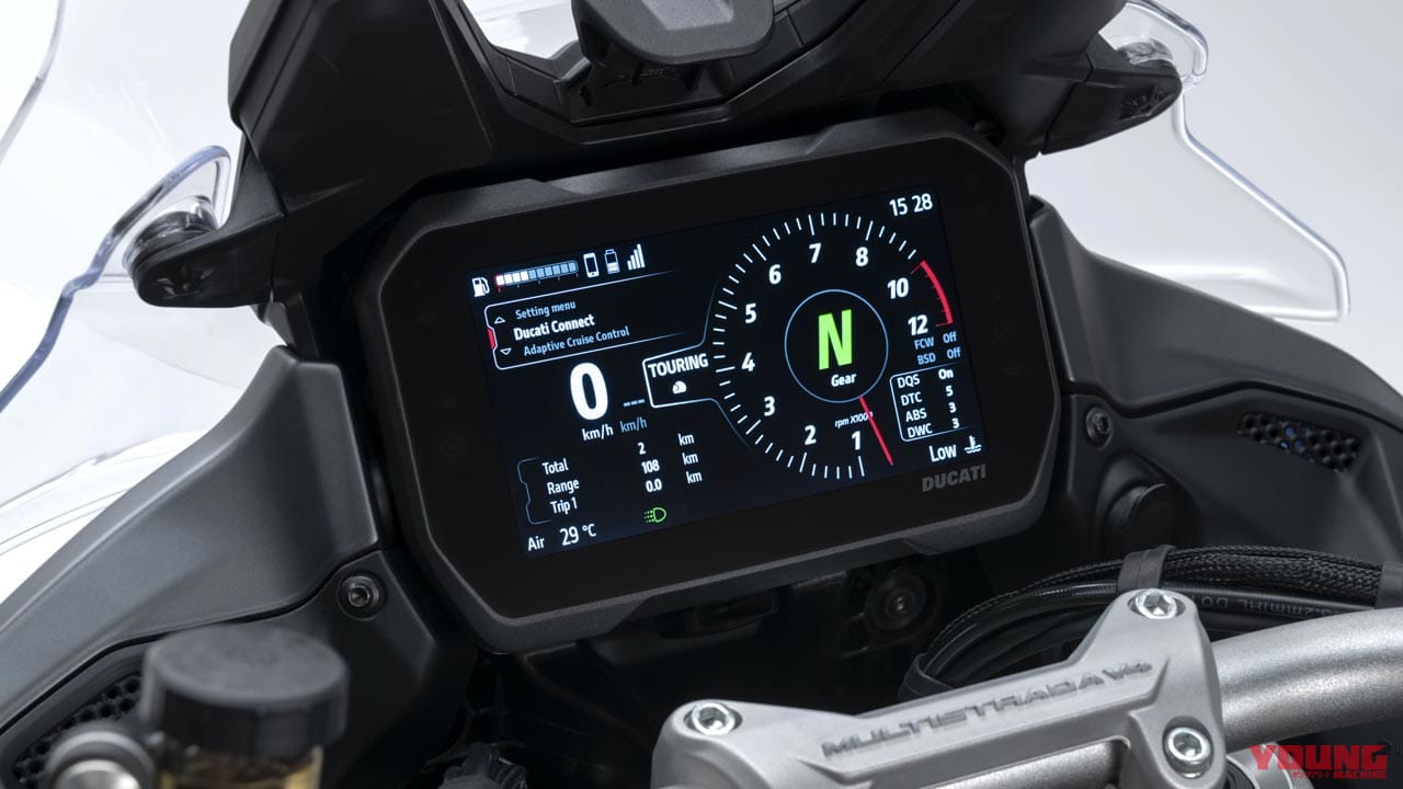 ドゥカティ ムルティストラーダV4は最新技術の集合体|ドゥカティ ムルティストラーダV4は最新技術の集合体【レーダー防衛/羽根/スカイフック】