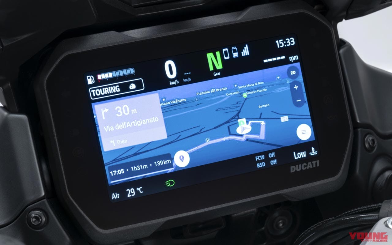 ドゥカティ ムルティストラーダV4は最新技術の集合体|ドゥカティ ムルティストラーダV4は最新技術の集合体【レーダー防衛/羽根/スカイフック】