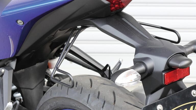 ヤマハ YZF-R25/MT25用 バッグサポート|サイドバッグを確実に固定するバッグサポート・最新スポーツモデル用が続々登場〈キジマ〉