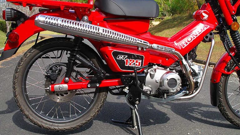 ハンターカブ用トレイルマフラー/フルカバードスタイル仕様(政府認証)|ホップラップ|ヤンマシ的ホットアイテムピックアップ〈マジカルレーシング|アクティブ|ストライカー etc.〉