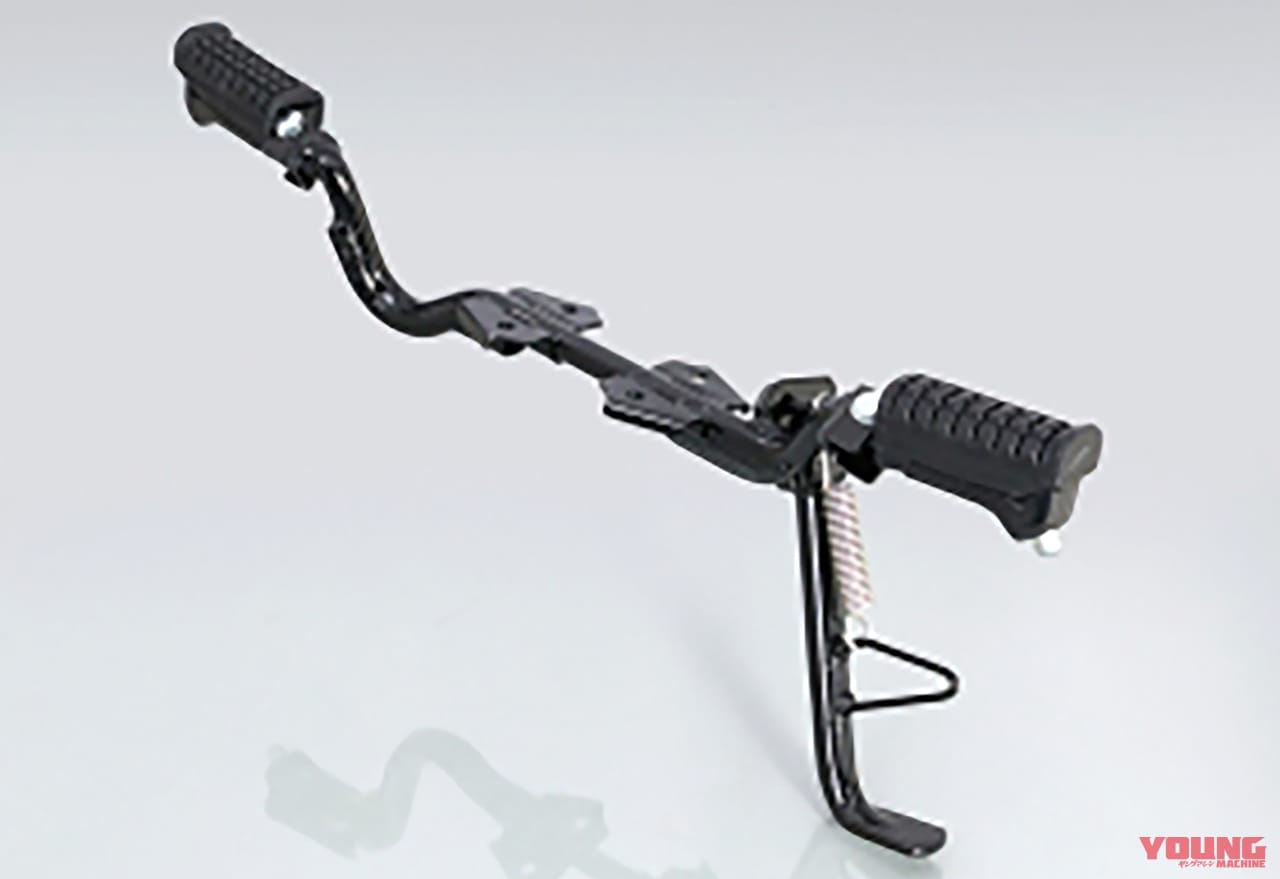 キタコ|'18 スーパーカブ110可倒式ステップキット|最新おすすめバイクカスタムパーツ×8選〈ヨシムラ/デイトナ/ストライカーetc.〉