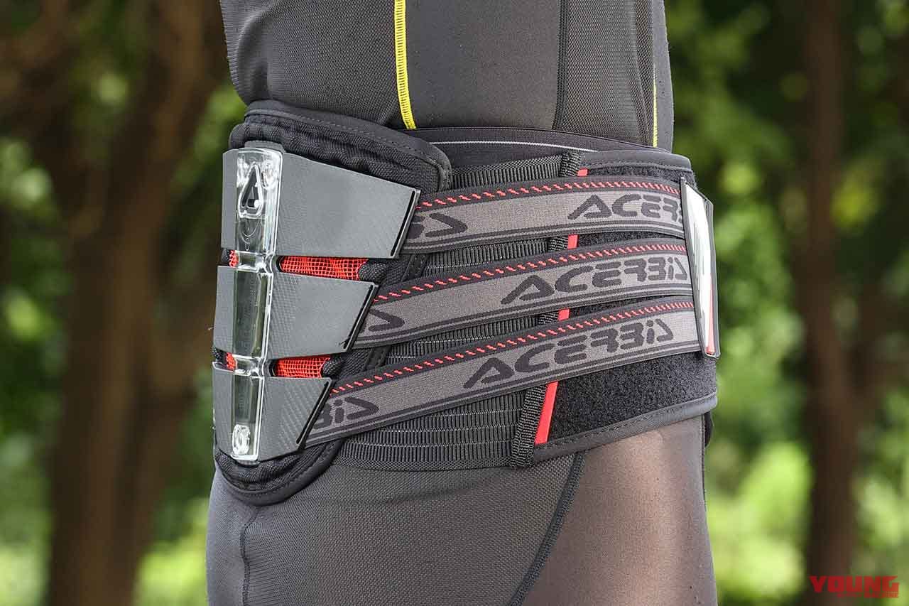 アチェルビス プロファイル2.0ベルト|オフロードライディングに必須・腰痛防止ウエストベルト×8選【後編|ツーリングにもおすすめ】