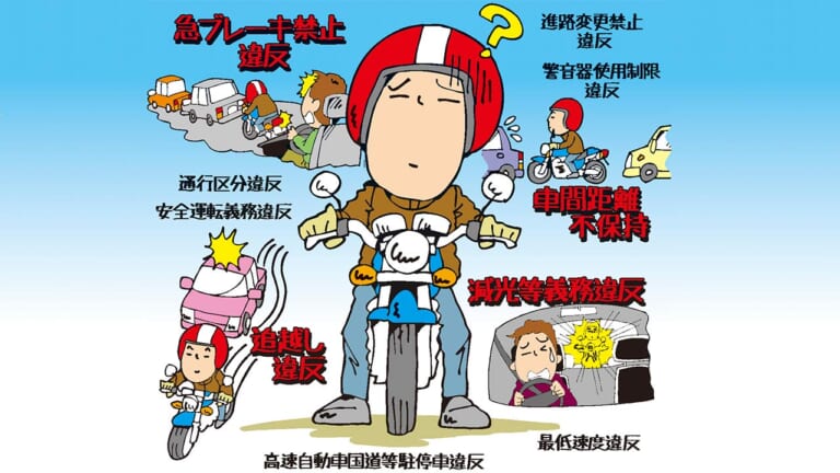 あおり運転「加害者誤認」回避マニュアル#2〈あおり運転の対象となる「10類型」とは〉|あおり運転の対象となる”10類型”とは?〈あおり運転”加害者誤認”回避マニュアル#2〉