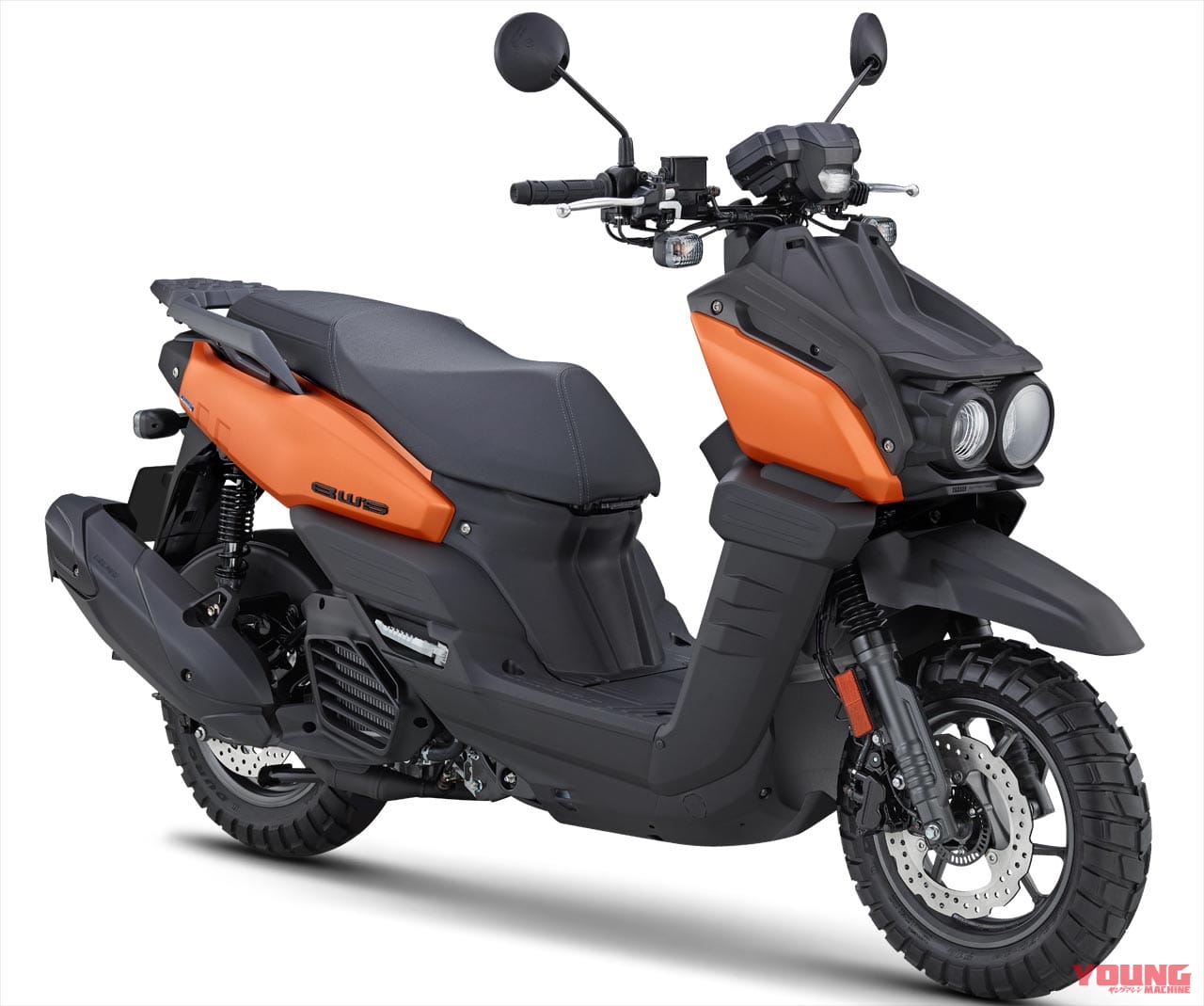 |元祖オフ系スクーター・ヤマハBW’Sが全面刷新【台湾で新型発表。日本導入を熱望!】