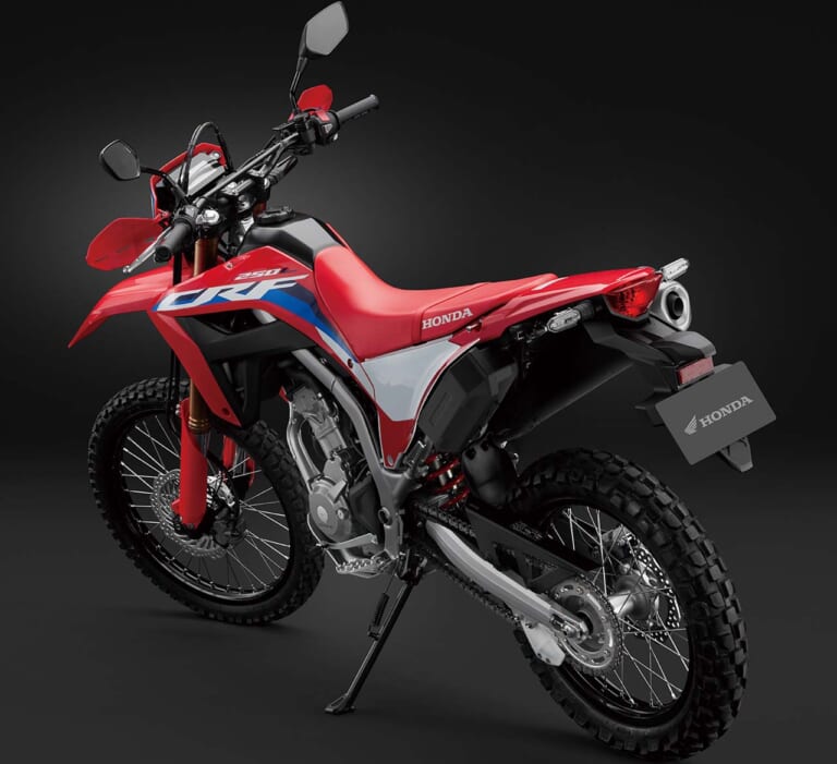 '21ホンダCRF250Lは軽量&シャープにフルチェンジ|’21ホンダCRF250Lは軽量&シャープにフルチェンジ【細部熟成でオフ能力底上げ】
