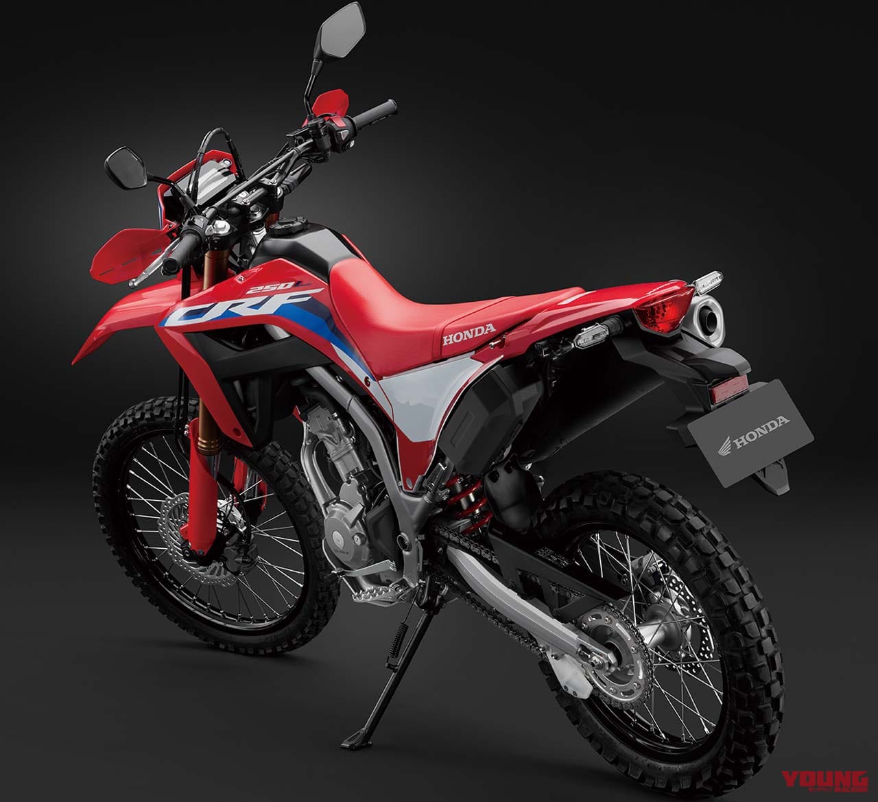 21ホンダcrf250lは軽量 シャープにフルチェンジ 細部熟成でオフ能力底上げ Webヤングマシン 最新バイク情報 21ホンダcrf250lは軽量 シャープにフルチェンジ 細部熟成でオフ能力底上げ Webヤングマシン 最新バイク情報