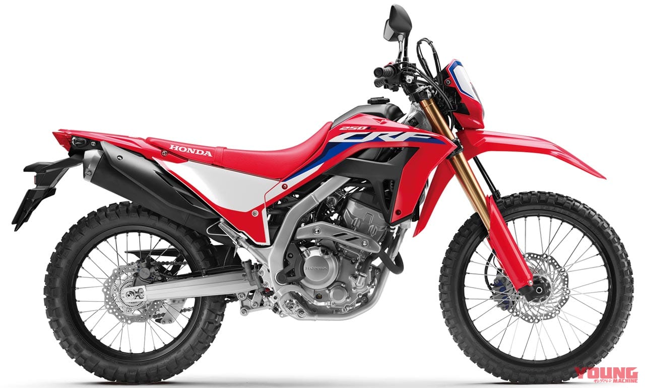 |’21ホンダCRF250Lは軽量&シャープにフルチェンジ【細部熟成でオフ能力底上げ】