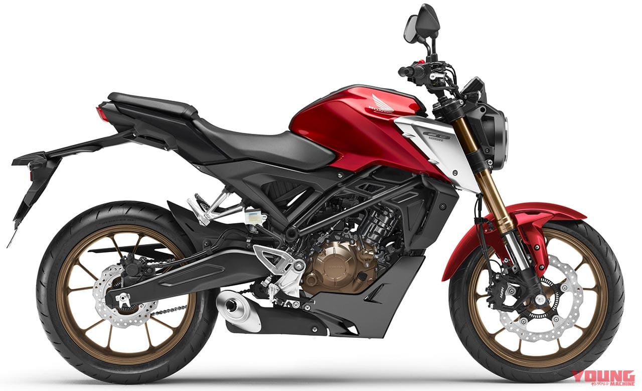 |新型ホンダCB125Rはユーロ5対応:DOHCヘッド&SFF-BP倒立ゲット