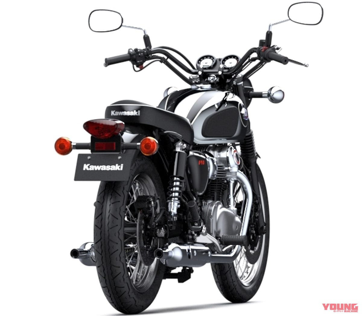|原点回帰で伝説のメグロが大復活! カワサキ メグロK3【空冷/銀鏡塗装/職人手塗り】