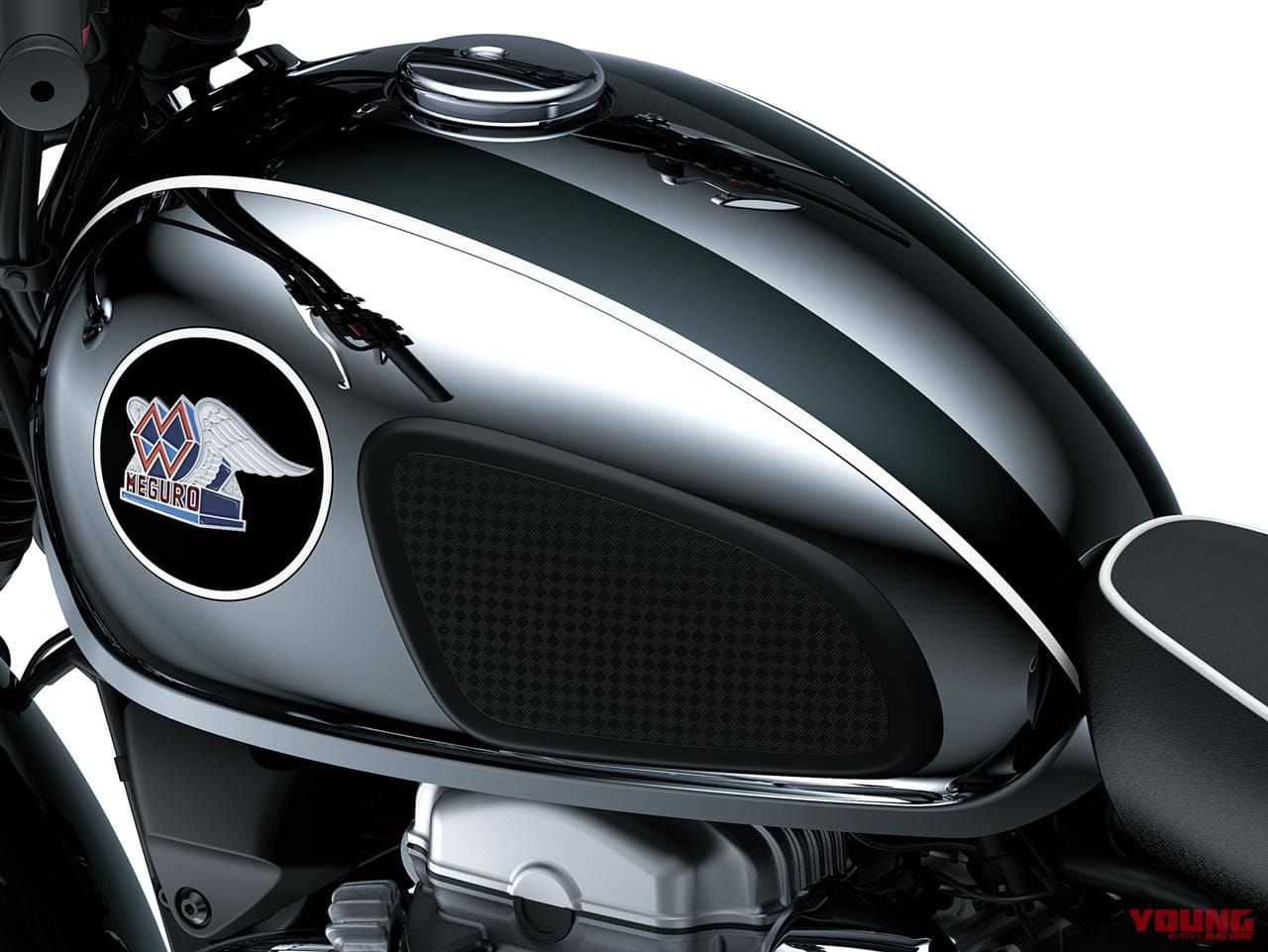 |原点回帰で伝説のメグロが大復活! カワサキ メグロK3【空冷/銀鏡塗装/職人手塗り】