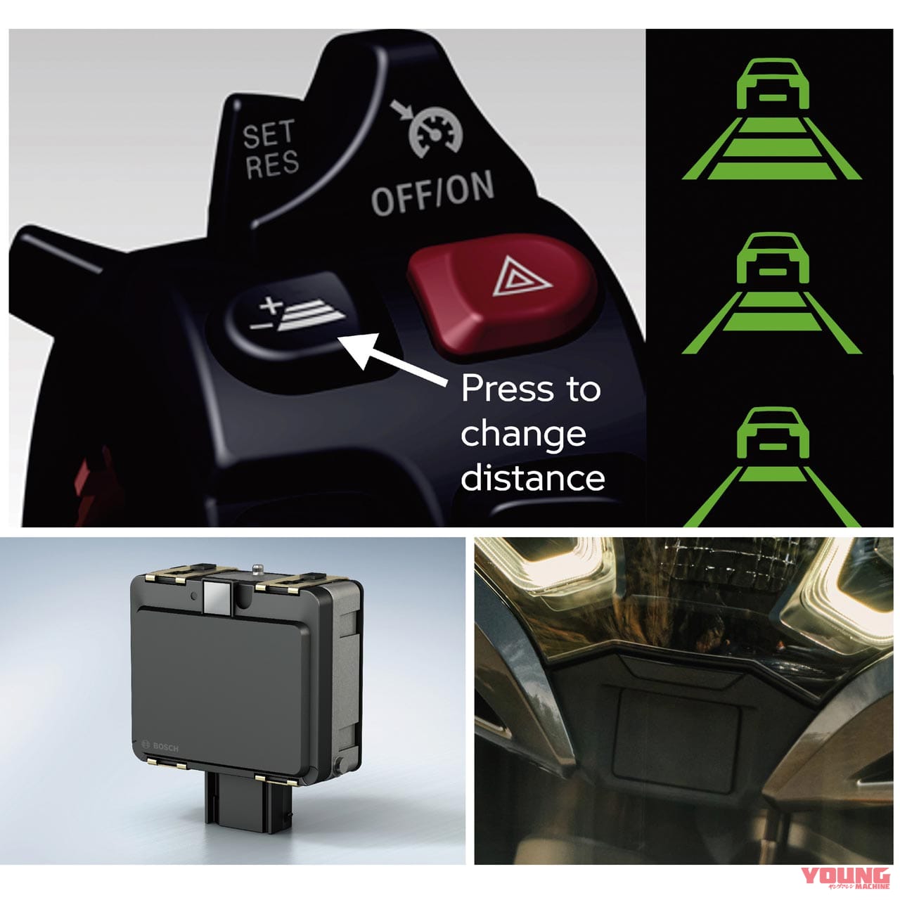 |新型BMW R1250RTは前代未聞の装備満載【レーダーに巨大液晶、スマホ室まで投入】