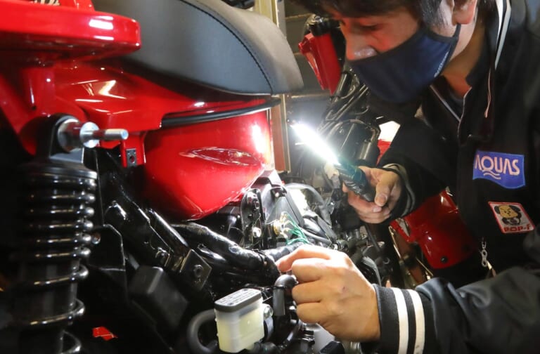 水中走行実験後のCT125ハンターカブ分解点検|水中走行実験後のCT125ハンターカブを分解点検してみた【診断結果は…オールセーフ!】