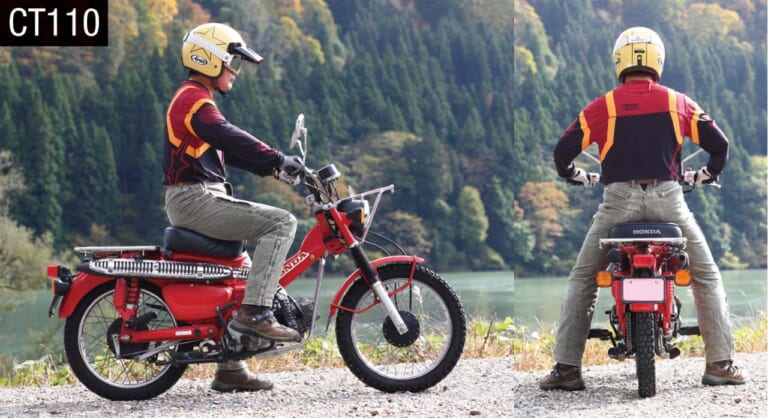 ホンダCT125ハンターカブ×先代CT110比較|ホンダCT125ハンターカブを先代CT110と比べてみた【似て非なる圧倒的な走行性能】