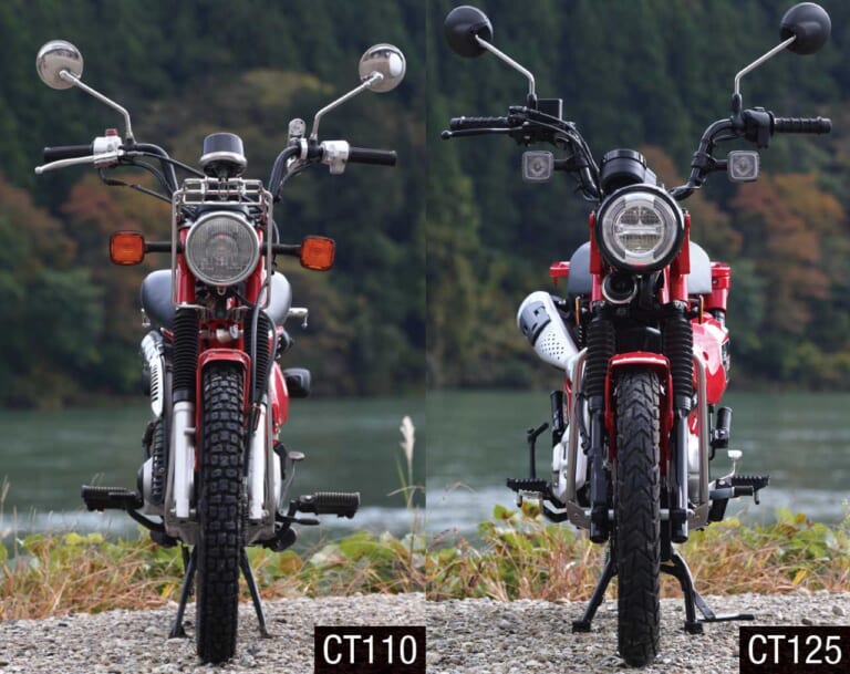 ホンダCT125ハンターカブ×先代CT110比較【似て非なる圧倒的な走行性能】|ホンダCT125ハンターカブを先代CT110と比べてみた【似て非なる圧倒的な走行性能】
