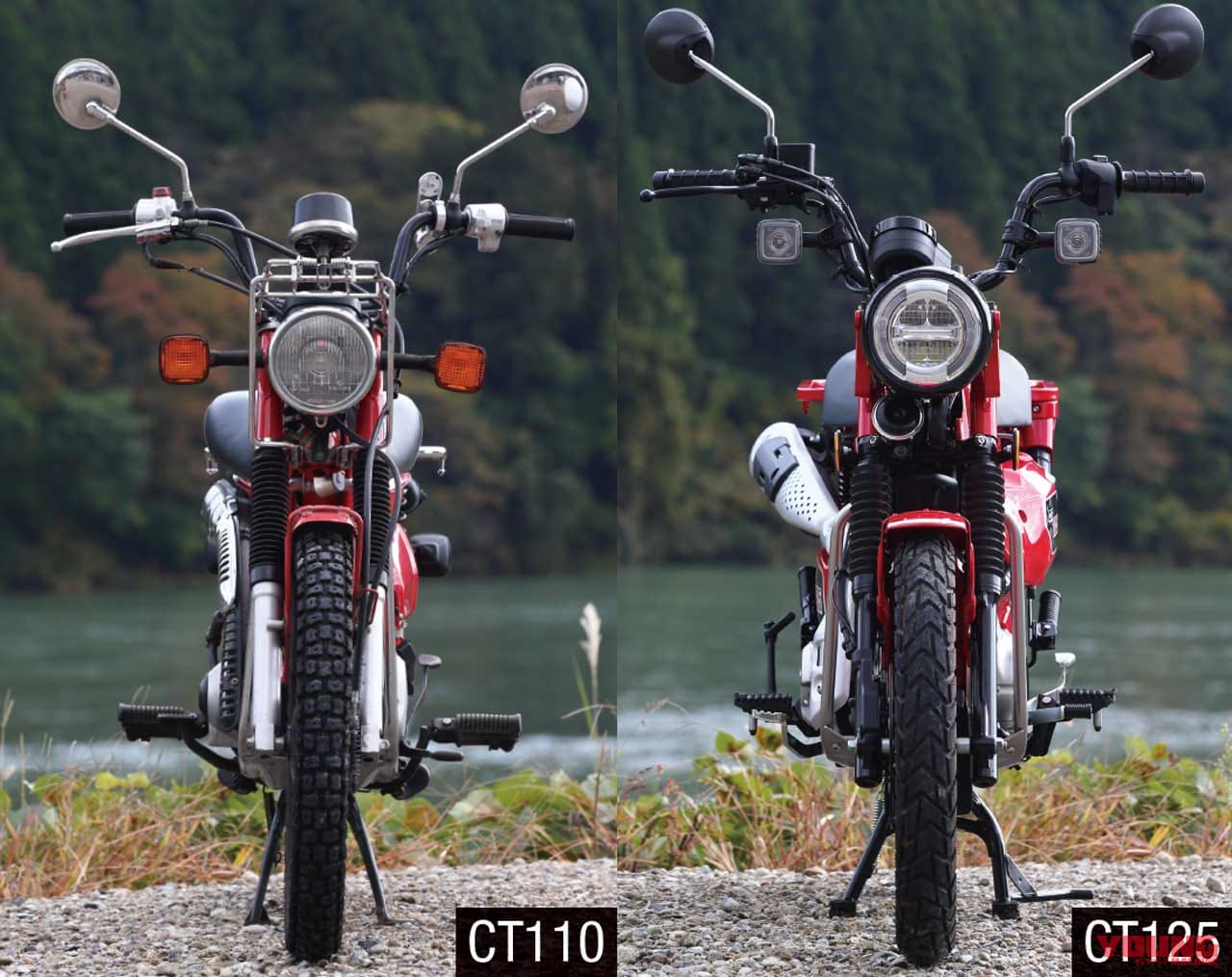 ホンダCT125ハンターカブ×先代CT110比較【似て非なる圧倒的な走行性能】|ホンダCT125ハンターカブを先代CT110と比べてみた【似て非なる圧倒的な走行性能】