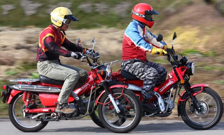 ホンダCT125ハンターカブ×先代CT110比較【似て非なる圧倒的な走行性能】|ホンダCT125ハンターカブを先代CT110と比べてみた【似て非なる圧倒的な走行性能】