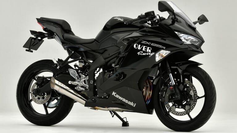 オーヴァーレーシングプロジェクツ フルチタンメガホン4-2-1|続々リリース!ニンジャZX-25R用新作パーツセレクション〈×6ブランド〉
