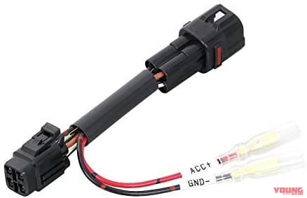 キタコ 電源取出しハーネス カワサキ(タイプ5)|続々リリース!ニンジャZX-25R用新作パーツセレクション〈×6ブランド〉