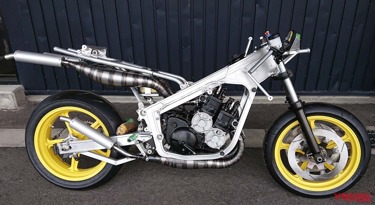 |TT-F1ワークスXR45当時の外装をまとった究極ガンマ〈ケンツスポーツRG500Γ〉