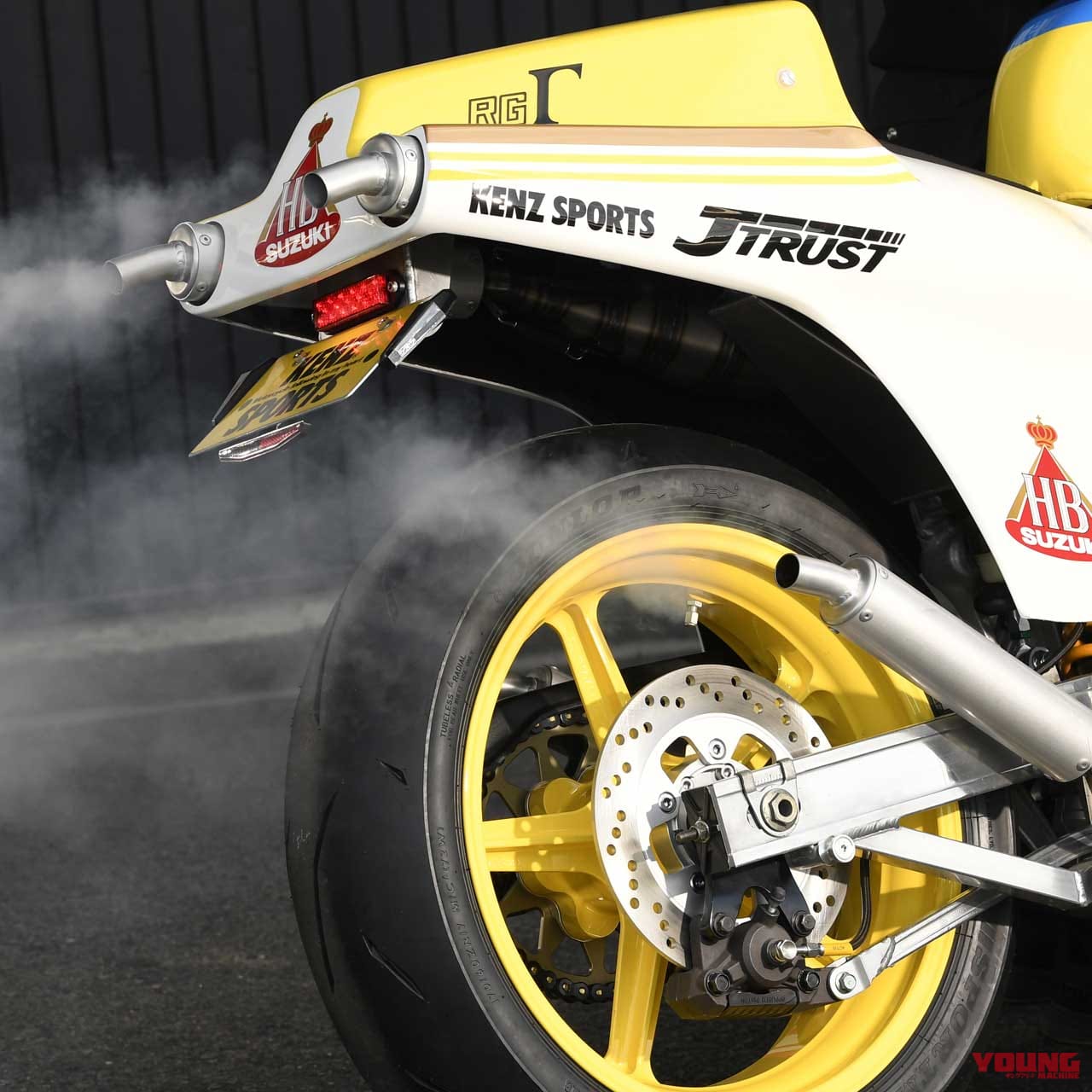 |TT-F1ワークスXR45当時の外装をまとった究極ガンマ〈ケンツスポーツRG500Γ〉