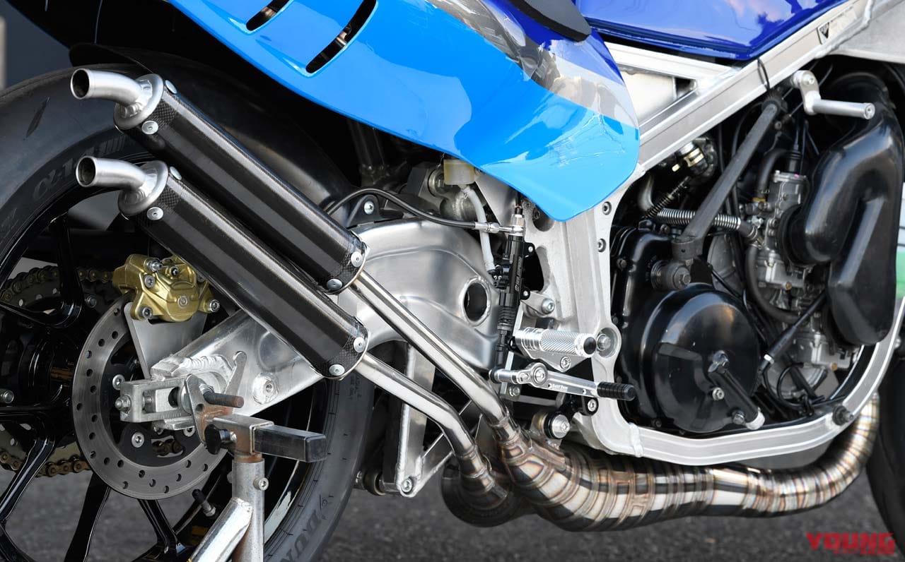 |TT-F1ワークスXR45当時の外装をまとった究極ガンマ〈ケンツスポーツRG500Γ〉