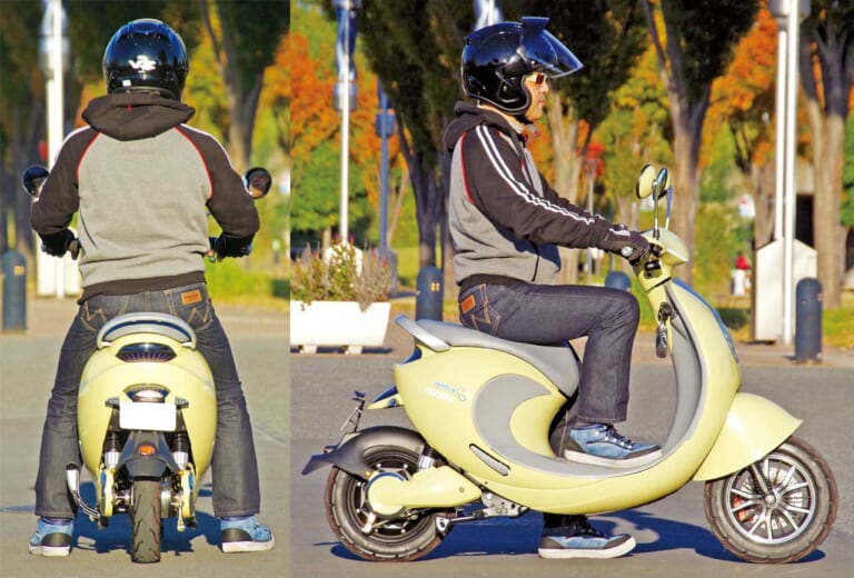 20万円切りの電動バイク・アクセス スイーツN|20万円を切るおシャレな電動バイク・スイーツN【灯火類&メッキパーツがキラキラ感を演出】