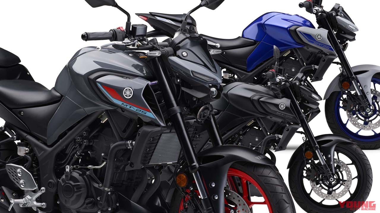 |3色全てニューカラー! ヤマハ「MT-25/MT-03」2021年モデルが4月28日に発売
