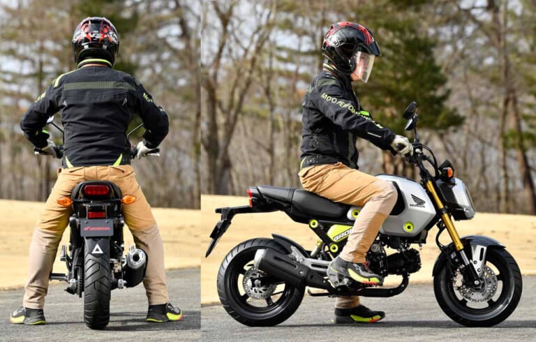 ホンダ グロム|国内モデル登場! 新エンジンに5速MTのホンダ新型「グロム」WEBイベント出展車両を撮影