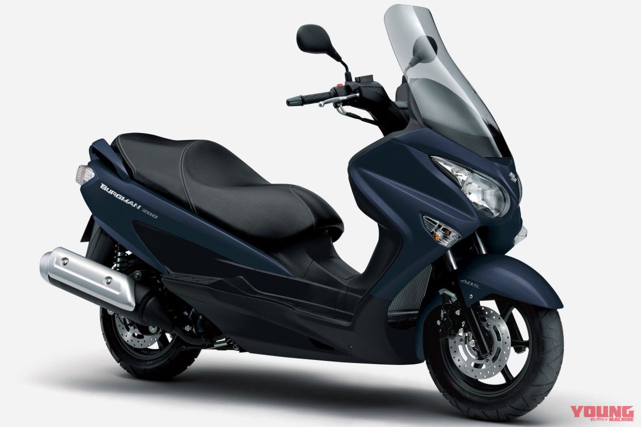 スズキ|バーグマン200|2021年モデル|【2024年7月版】150~250cc軽二輪スクーター 国産おすすめ8選! 125ccの双子モデルからフルサイズまで