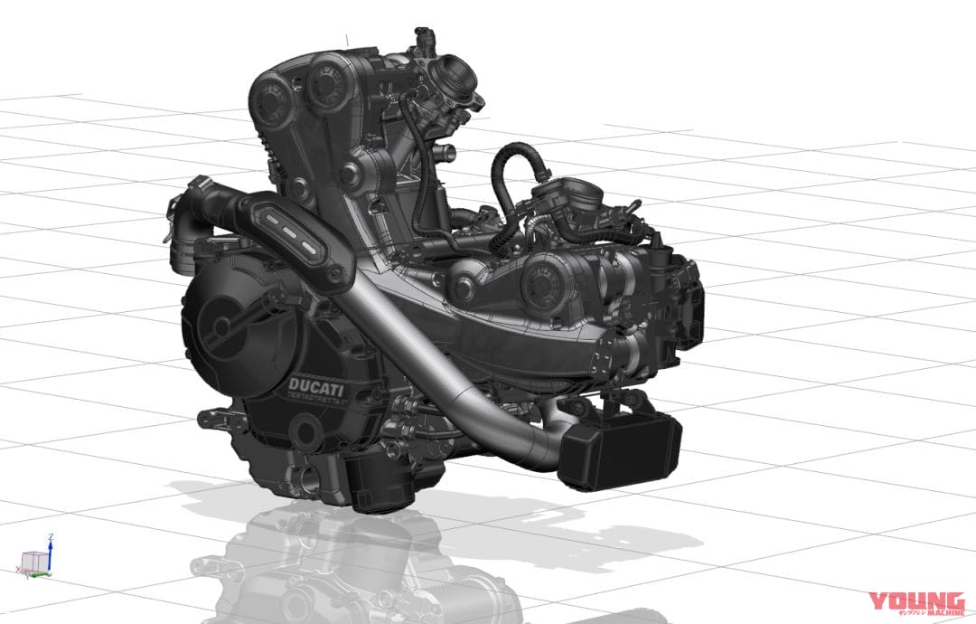 ハイパーモタード939|L型なの? V型なの? ドゥカティの2気筒/4気筒エンジンは今こうなっている!