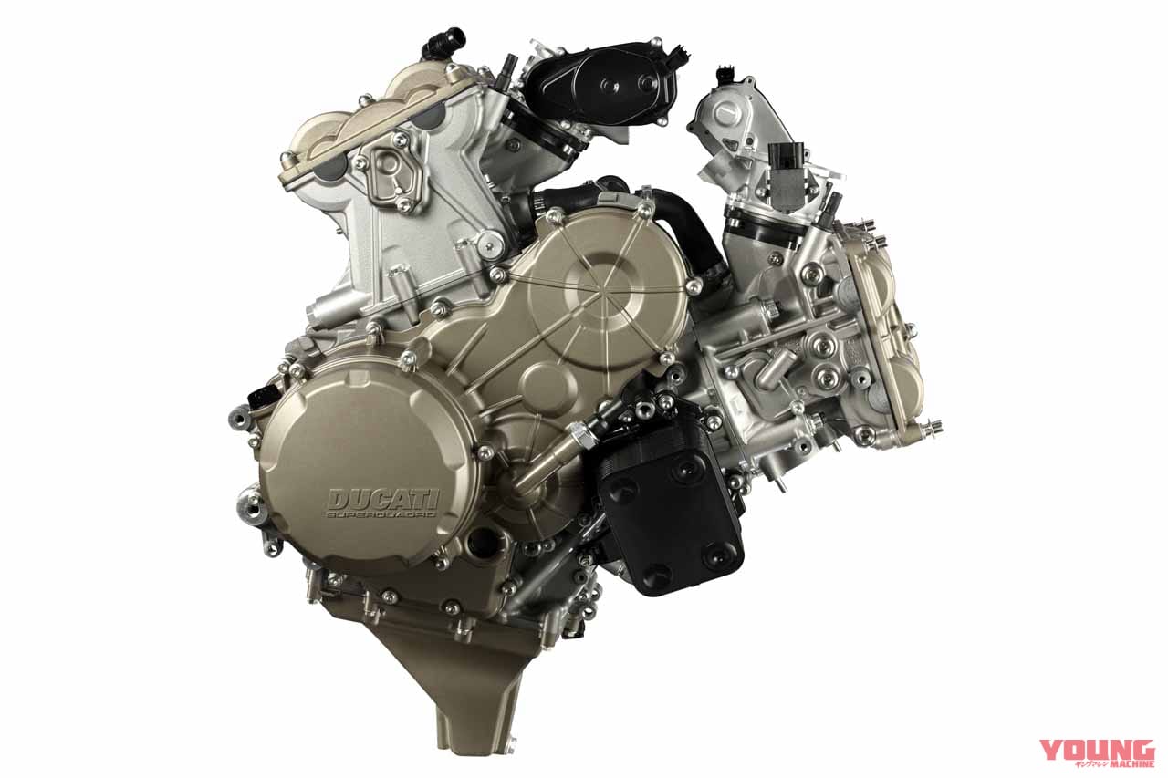 SUPER QUADRO|L型なの? V型なの? ドゥカティの2気筒/4気筒エンジンは今こうなっている!