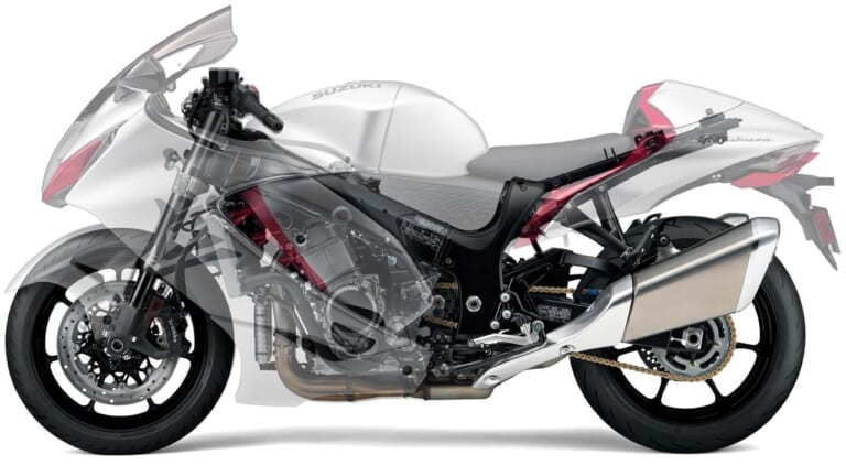 奇跡のフレームは今回も生き残った! 新型ハヤブサの車体を解説します|奇跡のフレームは今回も生き残った! 新型ハヤブサの車体を解説します