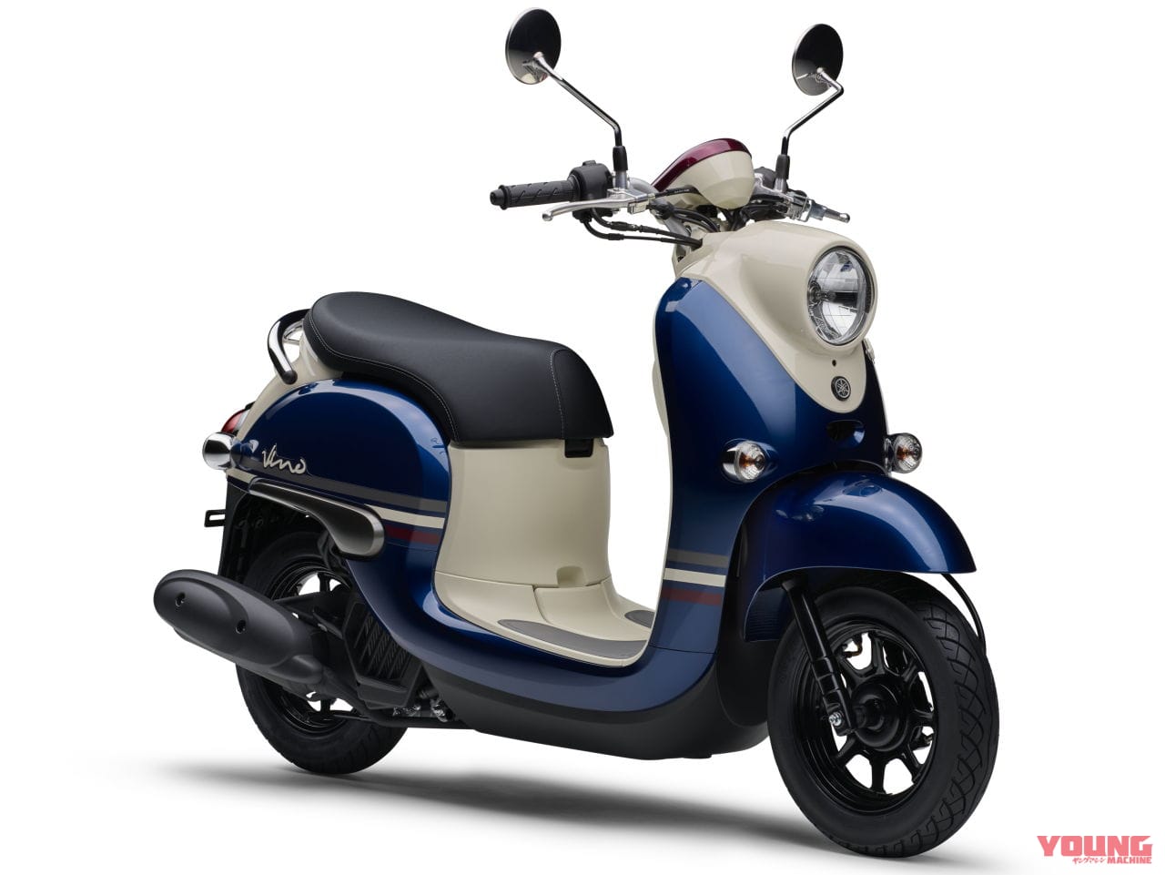 ヤマハ ビーノ(YAMAHA VINO)|ヤマハの原付一種スクーター「ビーノ」にレトロポップな新色の2021年モデル登場!
