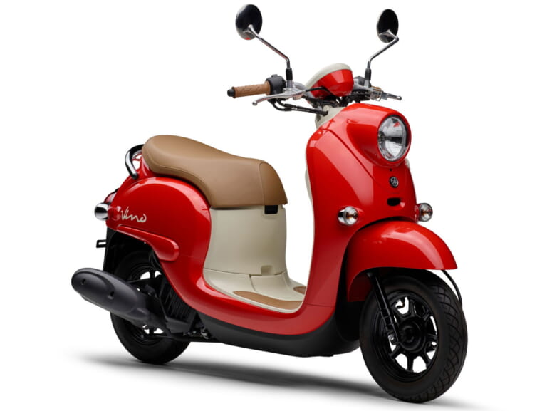 ヤマハ ビーノ(YAMAHA VINO)|ヤマハの原付一種スクーター「ビーノ」にレトロポップな新色の2021年モデル登場!
