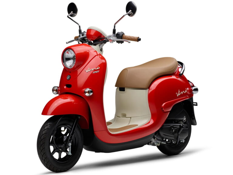 ヤマハ ビーノ(YAMAHA VINO)|ヤマハの原付一種スクーター「ビーノ」にレトロポップな新色の2021年モデル登場!
