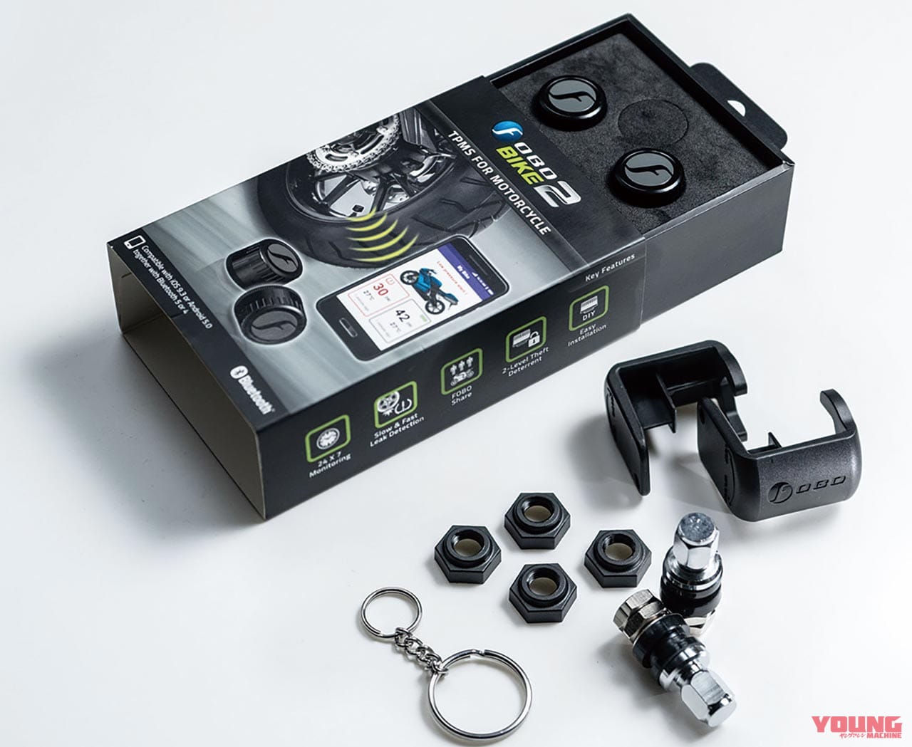 |タイヤ空気圧監視システム「FOBOBIKE2」試用インプレッション【スマホで手軽に管理】