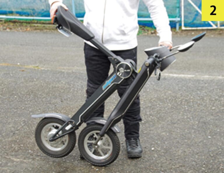 ブレイズ スマートEV|折り畳み型電動バイク|車重わずか18kg!持ち運んでチョイ乗りできる折り畳み型電動バイク「スマート EV」