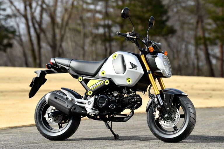 ホンダ グロム|国内モデル登場! 新エンジンに5速MTのホンダ新型「グロム」WEBイベント出展車両を撮影