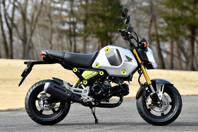 ホンダ グロム|国内モデル登場! 新エンジンに5速MTのホンダ新型「グロム」WEBイベント出展車両を撮影