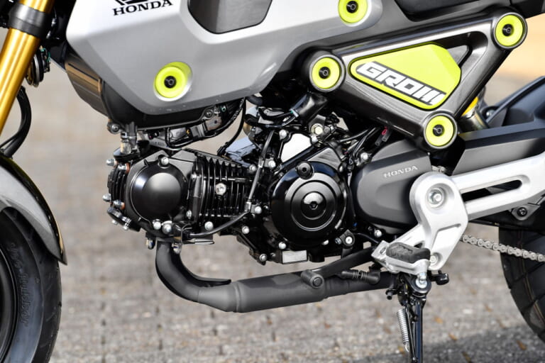 ホンダ グロム|国内モデル登場! 新エンジンに5速MTのホンダ新型「グロム」WEBイベント出展車両を撮影