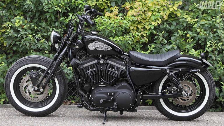 グリーミングワークス XL1200X|’94XL1200Xスポーツスターフォーティエイト×ハーレー伝統”4カム”カスタム