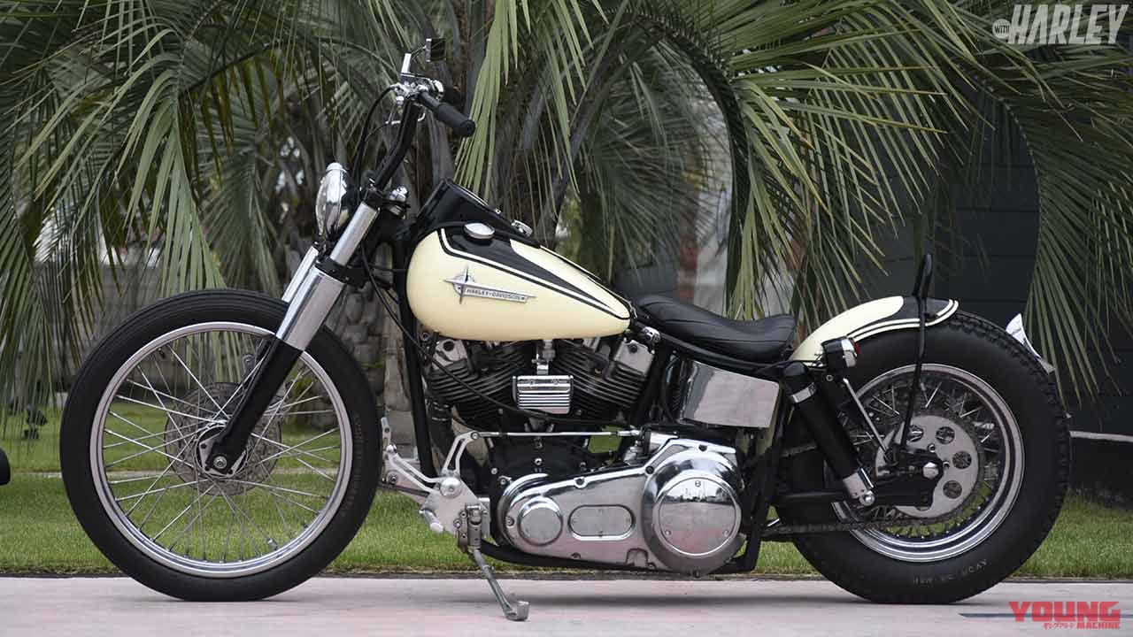 1978年式 FLH:ストックフレームでのモディファイ
